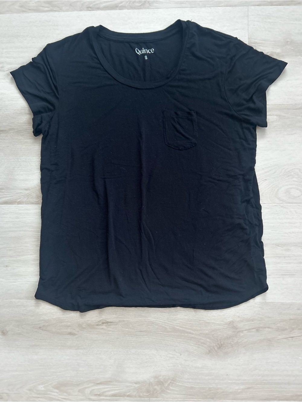 Quince Pocket Tee | Women’s Black T-Shirt